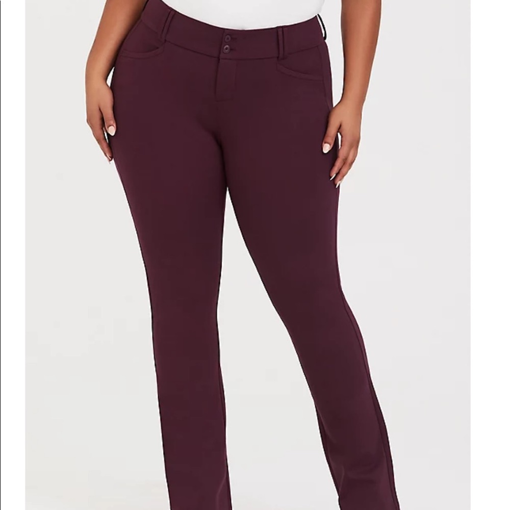 Torrid Burgundy Trousers
